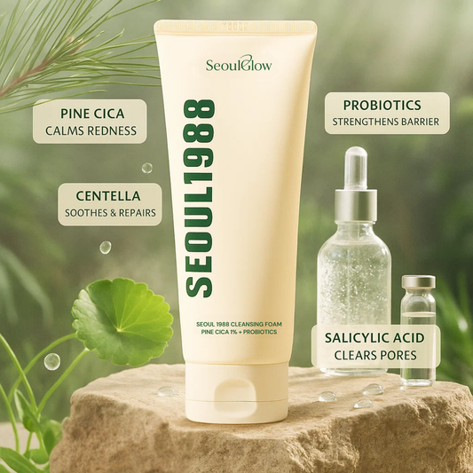 Cleansing Foam : Pine Cica 1% + Probiotics
