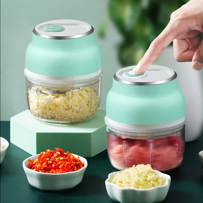 Portable Electric Mini Vegetable Fruit Meat Food Chopper Grinder