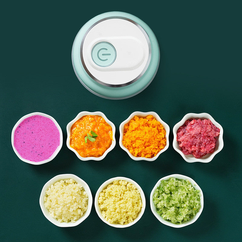 Portable Electric Mini Vegetable Fruit Meat Food Chopper Grinder
