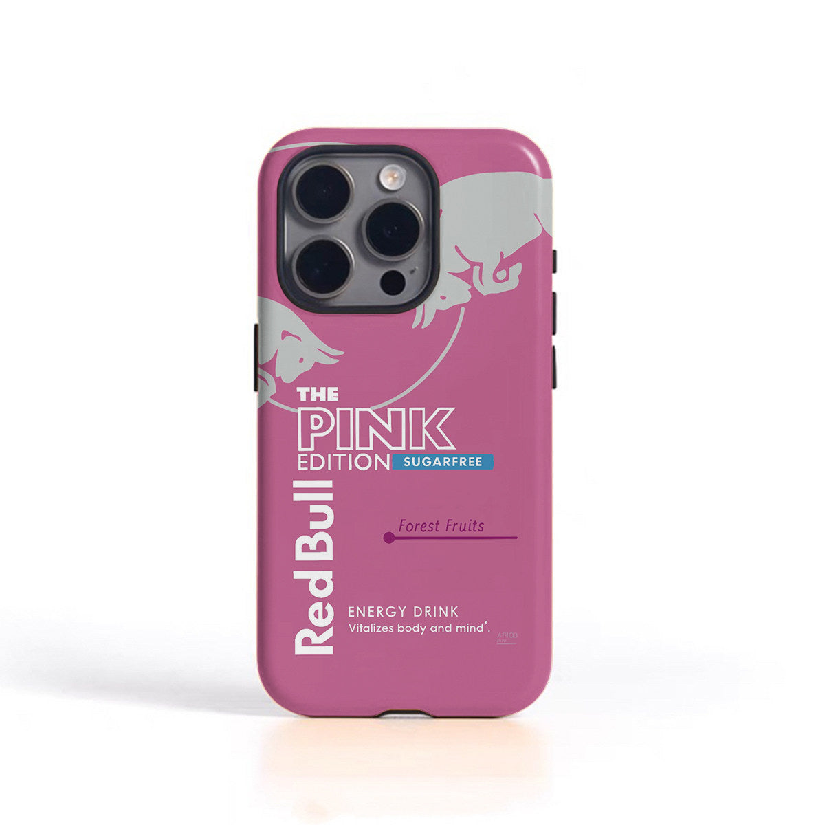Pink F1 Red Bull Two-in-One Protective Phone Case