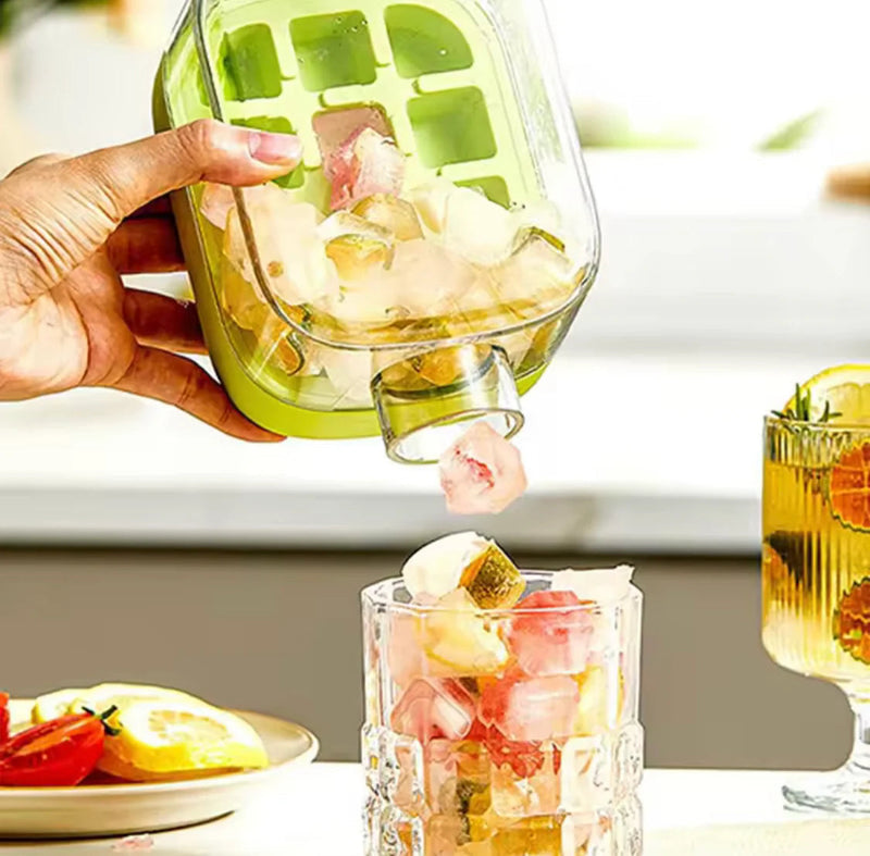2-in-1 Ice Cube Tray Water Bottle, 500ML