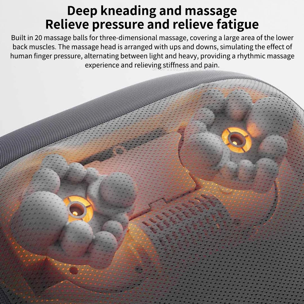 Smart Waist Massager Back Massager Hot Compress