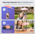 Compact size 25cm phone umbrella – fits in bag and backpack