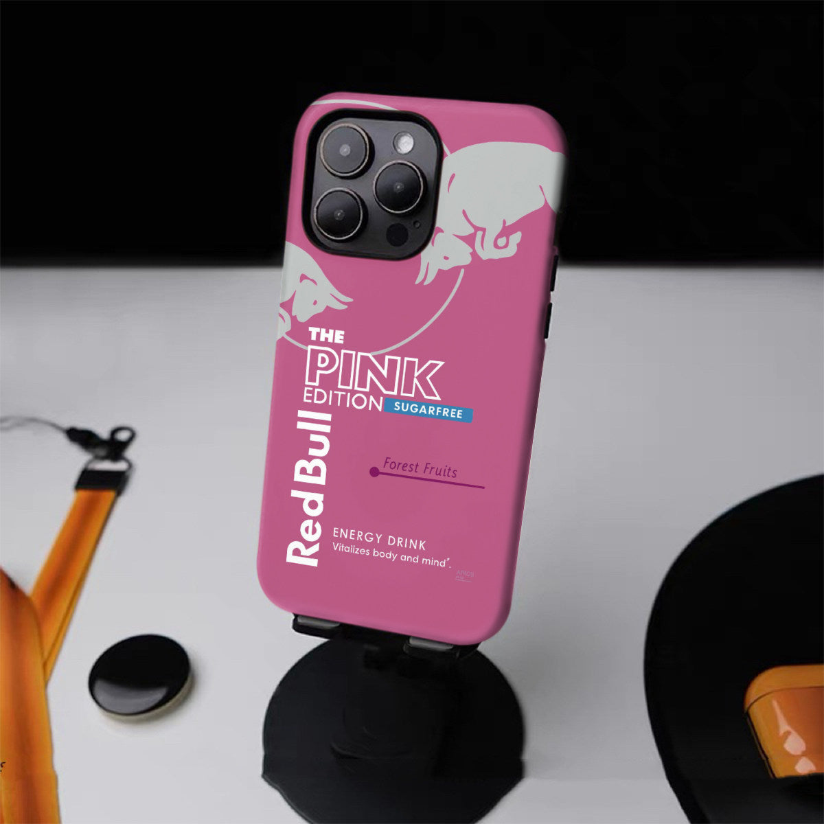 Pink F1 Red Bull Two-in-One Protective Phone Case