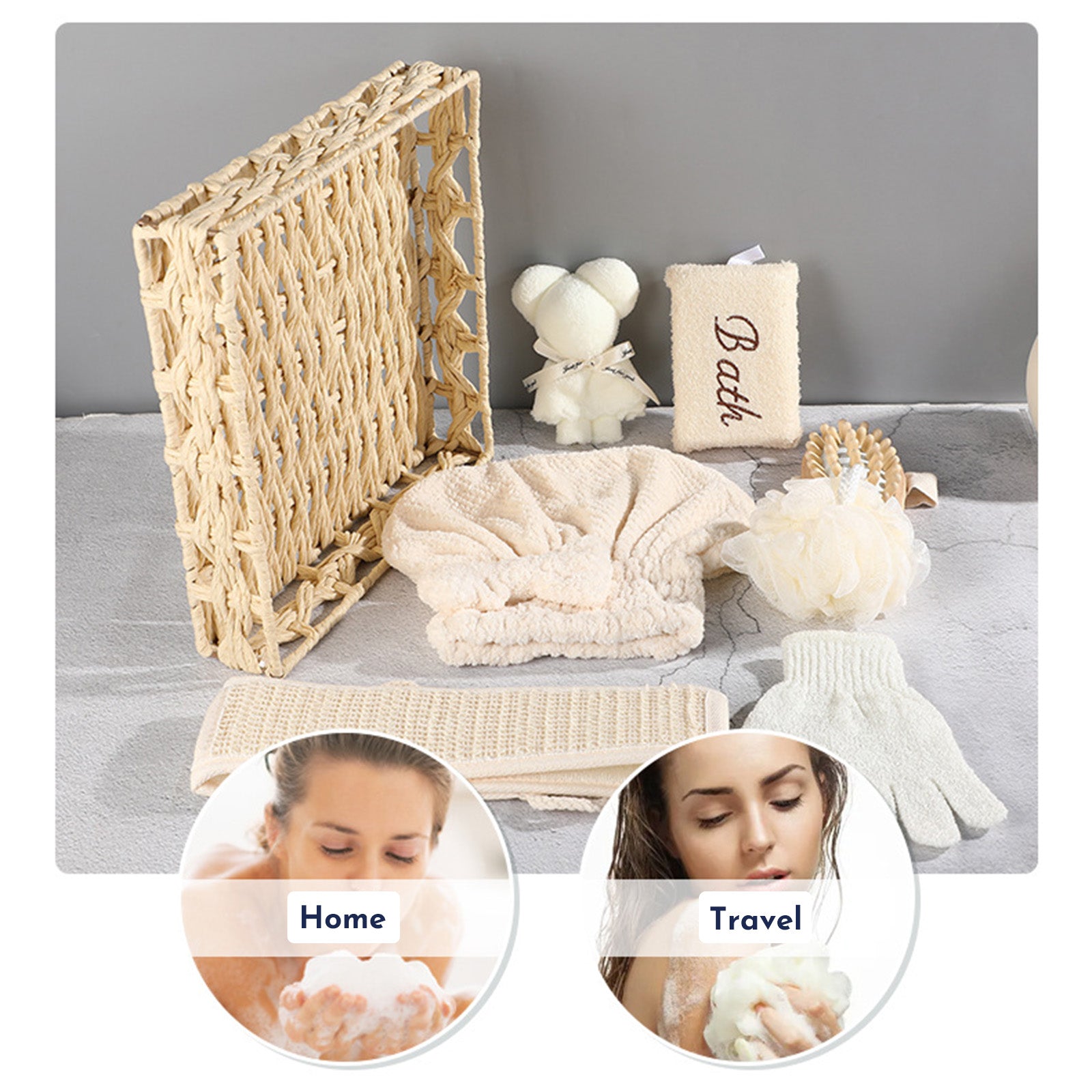 Spa Gift Bath Set Cute Bear Towel