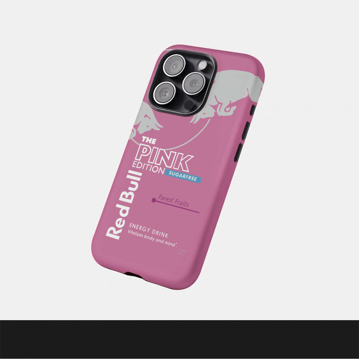 Pink F1 Red Bull Two-in-One Protective Phone Case