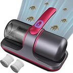 UV mite removal vacuum cleaner with HEPA filters and mite removal demonstration on mattress