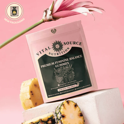 Vital Source Premium Feminine Balance Gummies – Hawaiian Pineapple Flavor