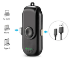 Mini Magnetic Power Bank – front view with iPhone