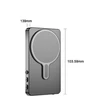 Mobile phone magnetic selfie and screen casting device