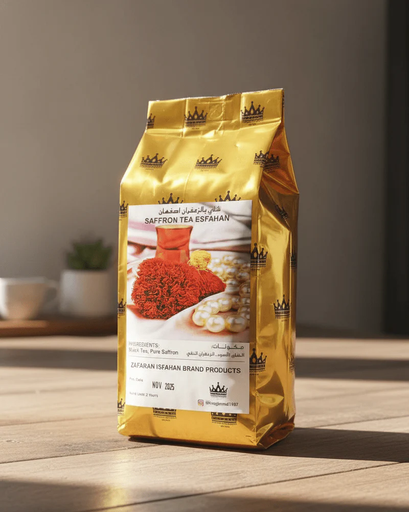 Zafaran Isfahan Lemon Ginger Tea – Black Tea, Dry Lemon & Ginger