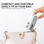 Compact and portable mini sealer – easily fits in your handbag