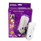Sensa-Light technology pain free hair removal close up removing hair from skin