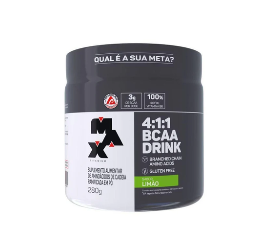 MAX Titanium 4:1:1 BCAA Drink – Limão Flavor – 280g