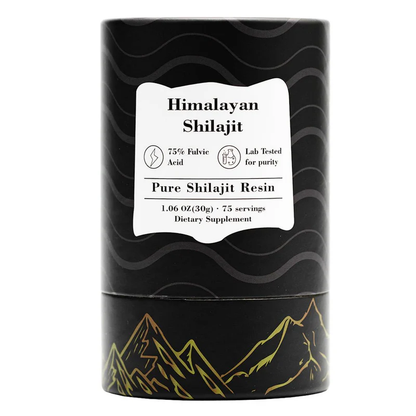 Himalayan Shilajit Pure Resin – 75% Fulvic Acid – 30g (75 Servings)
